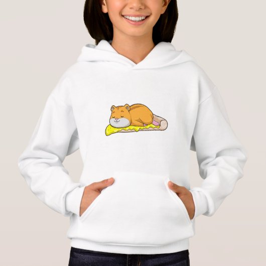 ハムスターとチーズピザ (正面)