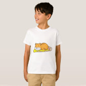 ハムスターとチーズピザ Tシャツ (正面フル)