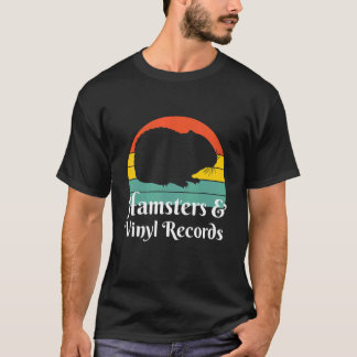 ハムスターとレコード Tシャツ