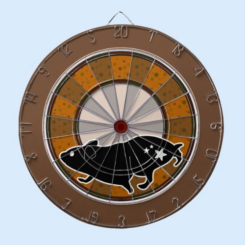 ハムスターと回し車 ダーツボード