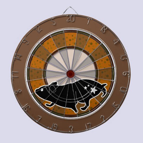 ハムスターと回し車 ダーツボード