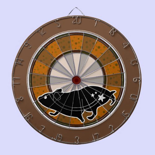 ハムスターと回し車 ダーツボード