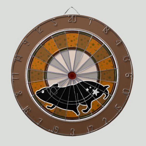 ハムスターと回し車 ダーツボード