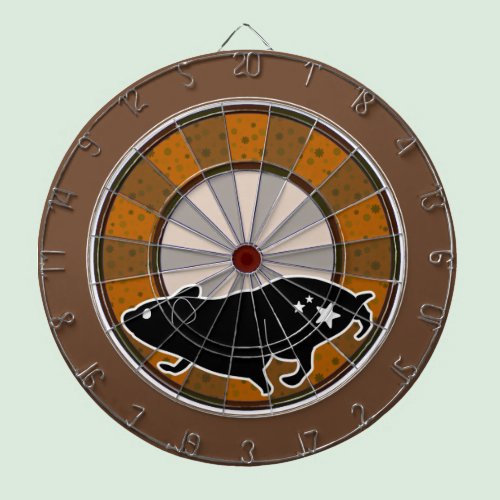 ハムスターと回し車 ダーツボード