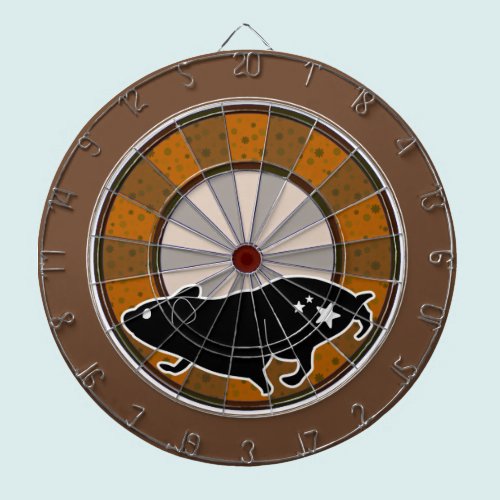 ハムスターと回し車 ダーツボード