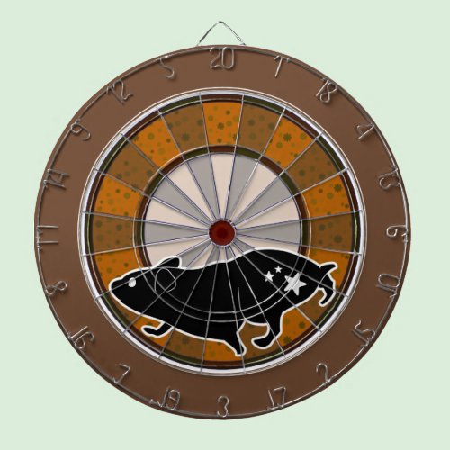 ハムスターと回し車 ダーツボード