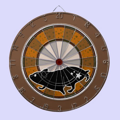 ハムスターと回し車 ダーツボード