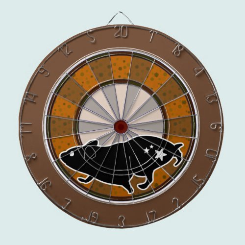 ハムスターと回し車 ダーツボード