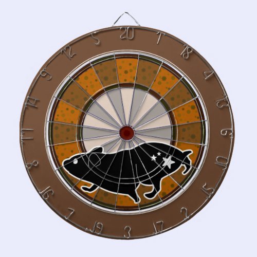 ハムスターと回し車 ダーツボード