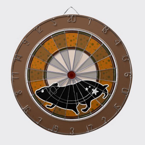 ハムスターと回し車 ダーツボード