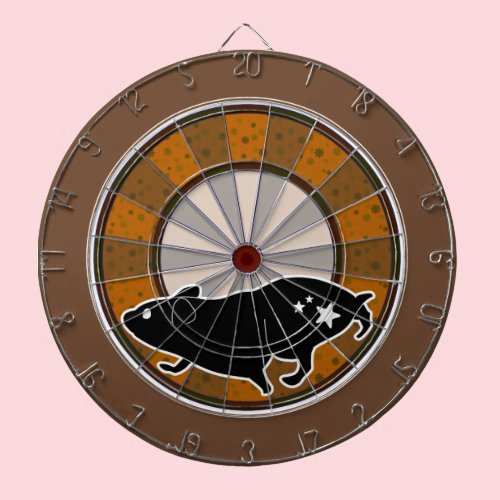 ハムスターと回し車 ダーツボード