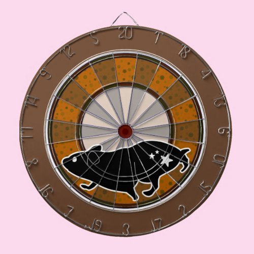 ハムスターと回し車 ダーツボード