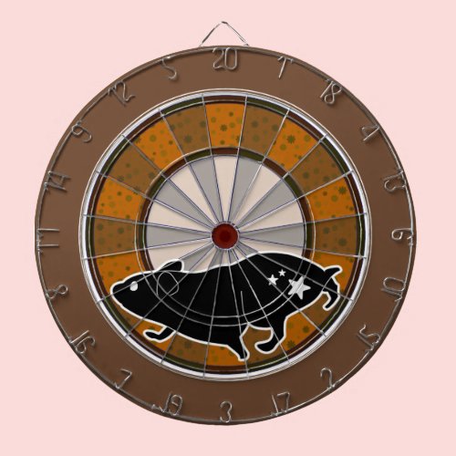 ハムスターと回し車 ダーツボード