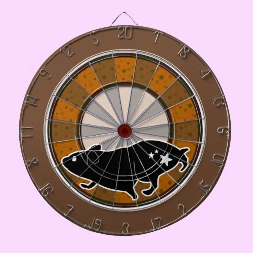 ハムスターと回し車 ダーツボード