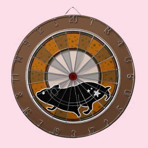 ハムスターと回し車 ダーツボード