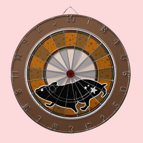 ハムスターと回し車 ダーツボード