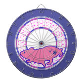 ハムスターと回し車 ダーツボード (正面)