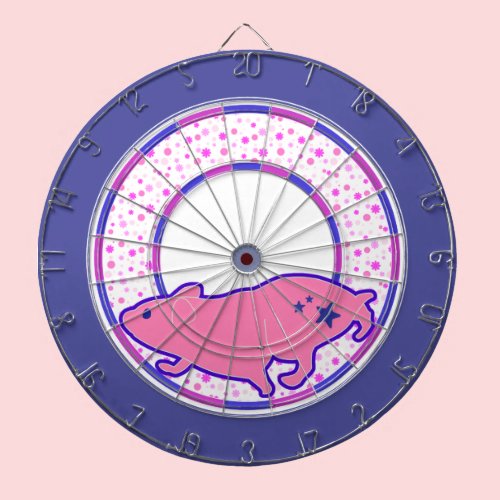 ハムスターと回し車 ダーツボード