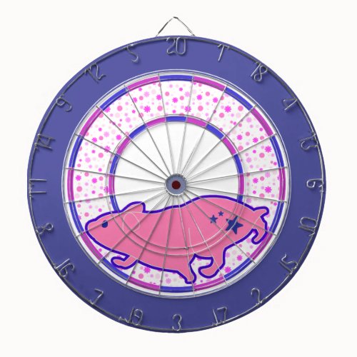 ハムスターと回し車 ダーツボード