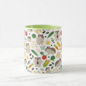 ハムスターと彼らのおやつ マグカップ (中央)