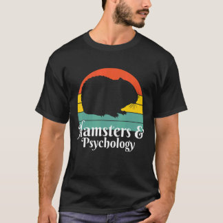 ハムスターと心理学 Tシャツ