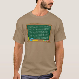 ハムスターに小便をかけたりしません Tシャツ