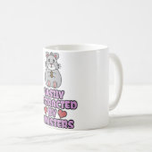 ハムスターに気を取られる コーヒーマグカップ (正面右)