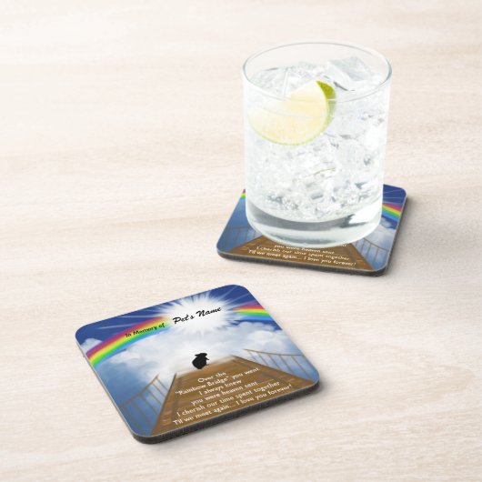 ハムスターのための虹橋記念の詩 コースター (右側)