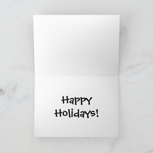 ハムスターのクリスマスカード シーズンカード (内部)