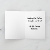 ハムスターのバレンタインデーカード カード (内部)