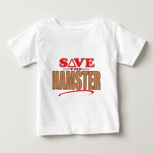 ハムスターの保存 ベビーTシャツ (正面)