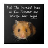 ハムスターの凝視 タイル (正面)