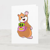 ハムスターの学生リュックサック.PNG カード (正面)