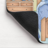 ハムスターの影 マウスパッド (コーナー)