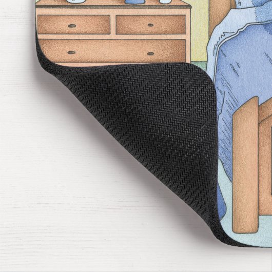 ハムスターの影 マウスパッド (コーナー)