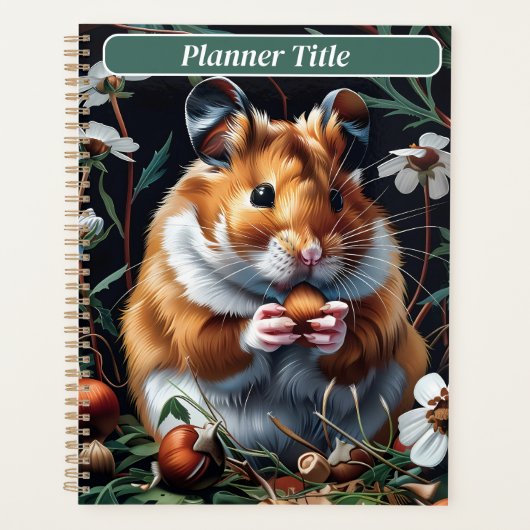 ハムスターの秋の宴 プランナー手帳 (正面)