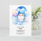 ハムスターの誕生日 招待状 (スタンド正面)