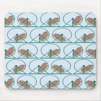 ハムスターの車輪のマウスパッド マウスパッド