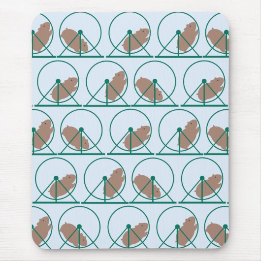 ハムスターの車輪のマウスパッド マウスパッド (正面)