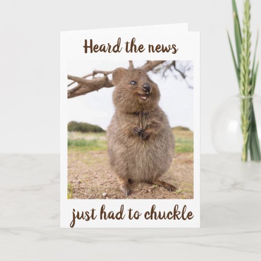 ハムスターの70誕生日**ユーモア！カード カード (正面)