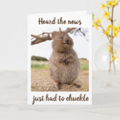 ハムスターの70誕生日**ユーモア！カード カード (黄色い花)