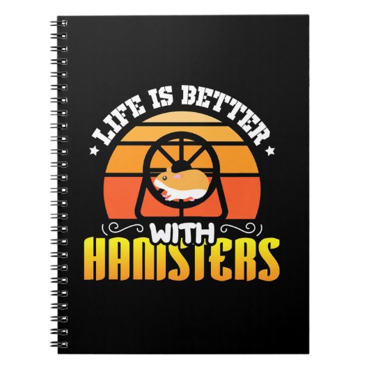 ハムスターは人生の方が好い ノートブック (正面)