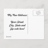 ハムスターを引越した 案内ポストカード (裏面)