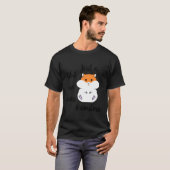 ハムスターを愛する女の子 Tシャツ (正面フル)