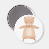 ハムスターを脅す – 磁石 (正面/裏面)