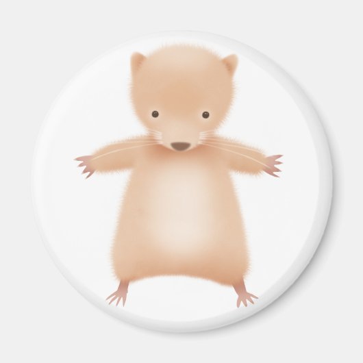 ハムスターを脅す – 磁石 (正面)