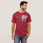 ハムスターアパレル最高の – ハムスターズラバーデザイン Tシャツ (正面フル)