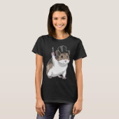 ハムスターウィザード魔法杖 Tシャツ (正面フル)