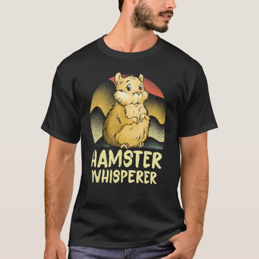 ハムスターウィスパーラーハミーのオーナー Tシャツ (正面)