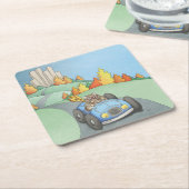 ハムスターウィークエークエア紙コースター スクエアペーパーコースター (アングル)